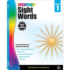 Spectrum Sight Words, Grade 1: Volume 103 -- Spectrum